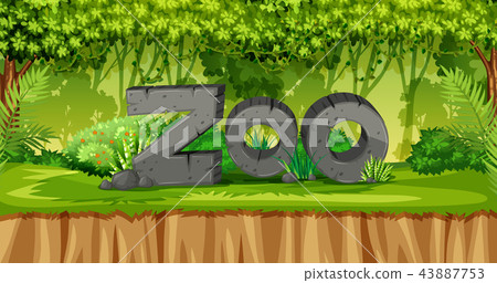 A nature zoo template 43887753