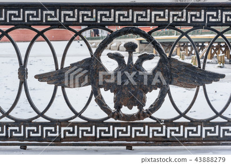Fragment fencing of Ioannovsky Bridge Fragment fencing of Ioannovsky Bridge 43888279