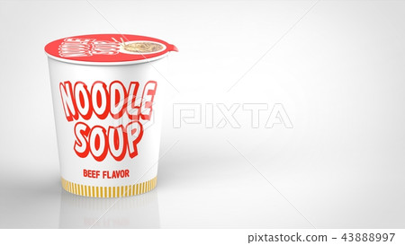 Cup ramen left 43888997