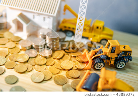 Construction industry business investment concept Construction industry business investment concept 43889372