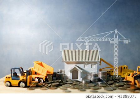 Construction industry business investment concept Construction industry business investment concept 43889373