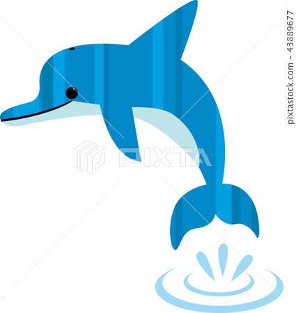 Dolphins to jump - Stock Illustration [43889677] - PIXTA