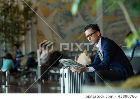 Businessman business trip business image 43890760