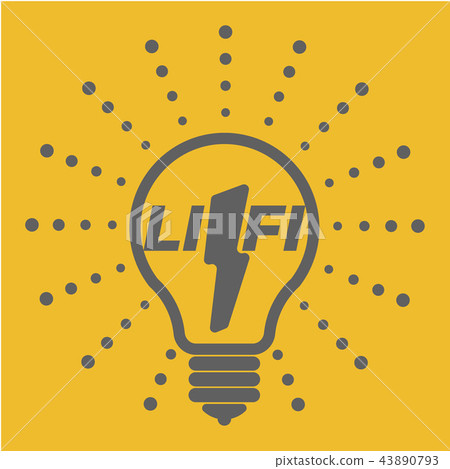 Vector light bulb outline icons with dots around Vector light bulb outline icons with dots around 43890793