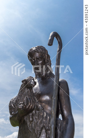 Jesus Christ black bronze statue Jesus Christ black bronze statue 43891243