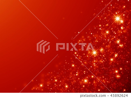 Red glitter light Red glitter light 43892624