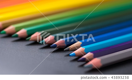 color Pencils success creative concept color Pencils success creative concept 43893238
