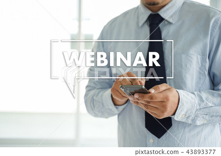 WEBINAR man hand on table Business, coffee, Split WEBINAR man hand on table Business, coffee, Split 43893377
