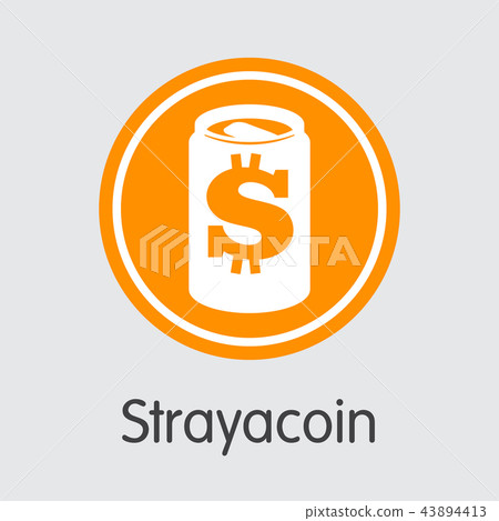 Strayacoin Virtual Currency Coin. Vector Sign Icon of NAH. Strayacoin Virtual Currency Coin. Vector Sign Icon of NAH. 43894413