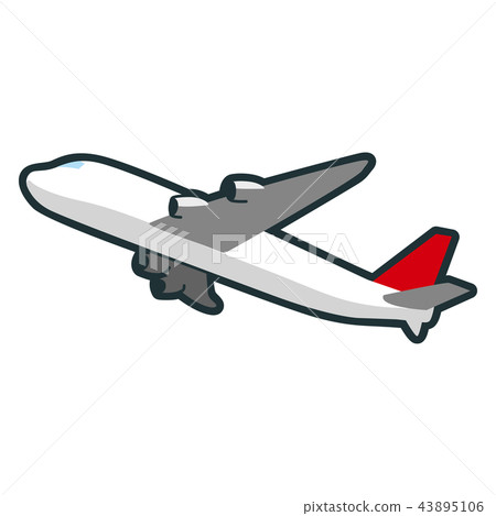 Illustration of an airplane that is also one of the fastest means of transportation Illustration of an airplane that is also one of the fastest means of transportation 43895106