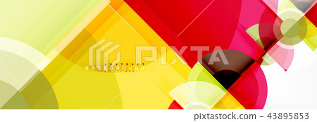 Vector fantastic circle modern geometric background template Vector fantastic circle modern geometric background template 43895853