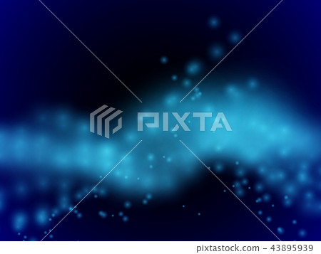 Digital landscape with flowing dots. Information bits in cyberspace. 43895939