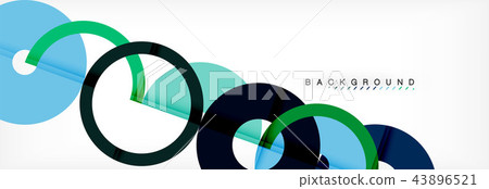 Modern geometrical abstract background 43896521