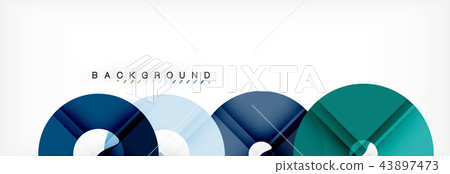 Modern geometrical abstract background 43897473