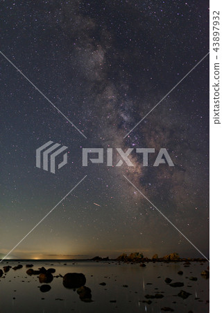 Hinosaki Coast Milky Way Hinosaki Coast Milky Way 43897932