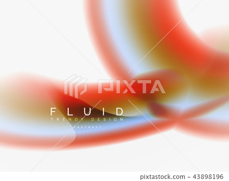 Background abstract - liquid colors wave flow 43898196