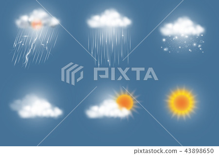 weather icons set 43898650