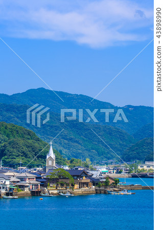 世界遺產，可以看到天主教會津教堂和會津村[熊本縣天草] 43898990