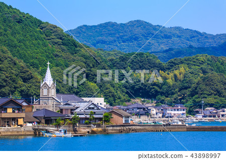 世界遺產，可以看到天主教會津教堂和會津村[熊本縣天草] 43898997