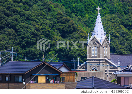 世界遺產，可以看到天主教會津教堂和會津村[熊本縣天草] 43899002