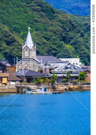 世界遺產，可以看到天主教會津教堂和會津村[熊本縣天草] 43899006