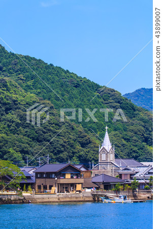 世界遺產，可以看到天主教會津教堂和會津村[熊本縣天草] 43899007