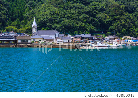 世界遺產，可以看到天主教會津教堂和會津村[熊本縣天草] 43899015