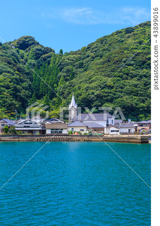 世界遺產，可以看到天主教會津教堂和會津村[熊本縣天草] 43899016