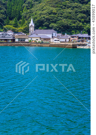 世界遺產，可以看到天主教會津教堂和會津村[熊本縣天草] 43899017
