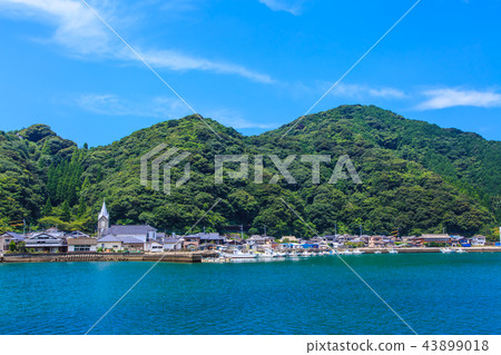 世界遺產，可以看到天主教會津教堂和會津村[熊本縣天草] 43899018