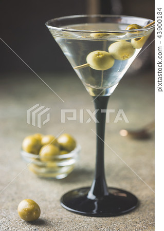 Cocktail martini with olives Cocktail martini with olives 43900184