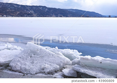[長野縣] Mikami渡口的岸上沖了冰（赤A崎公園大本營附近）2018 43900809