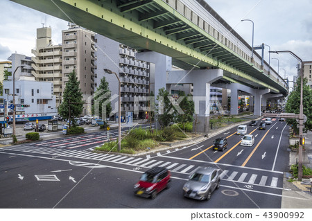 愛知縣名古屋市容東區Higashikatabata交叉口 愛知縣名古屋市容東區Higashikatabata交叉口 43900992