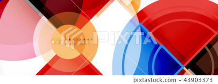Abstract background bright circles geometric design 43903373