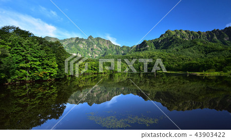 Kagami Pond Nagano Togakushi Summer Kagami Pond Nagano Togakushi Summer 43903422