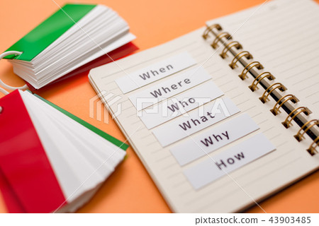 5W1H, studying, learning 43903485