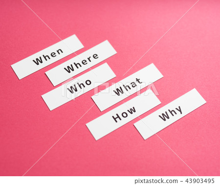 5W1H, english, learning 43903495