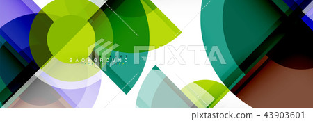 Circle abstract background 43903601