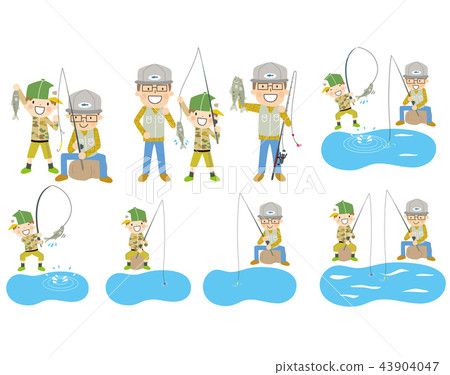 Parent and child fishing set 43904047