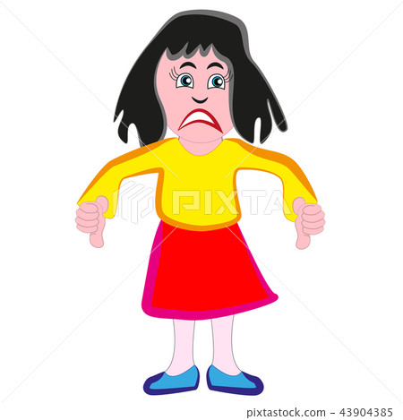 Very angry and unhappy woman. Very angry and unhappy woman. 43904385