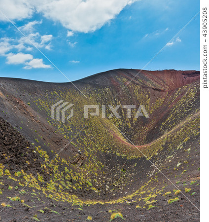 Etna volcano view, Sicily, Italy Etna volcano view, Sicily, Italy 43905208