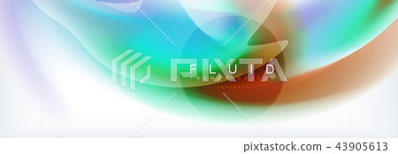 Background abstract holographic fluid colors wave design 43905613
