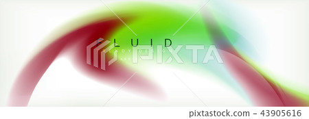 Background abstract holographic fluid colors wave design 43905616