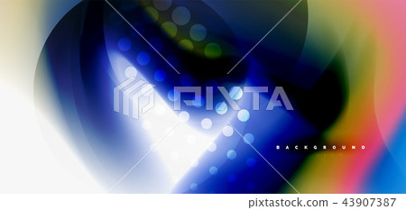 Color flowing wave, trendy liquid design template Color flowing wave, trendy liquid design template 43907387