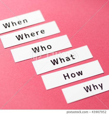 5W1H, english, learning 43907952