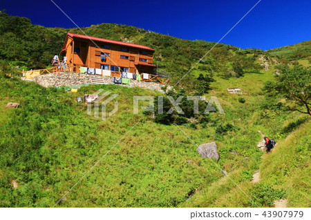 通往Chausudake下方的南阿爾卑斯山Mitsudake Chauss小屋 43907979