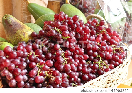 Grape fruit on street food Grape fruit on street food 43908263