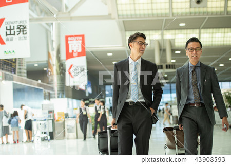 Businessman business trip business image 43908593