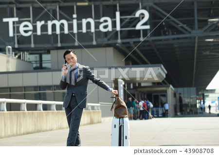 Businessman business trip business image Businessman business trip business image 43908708