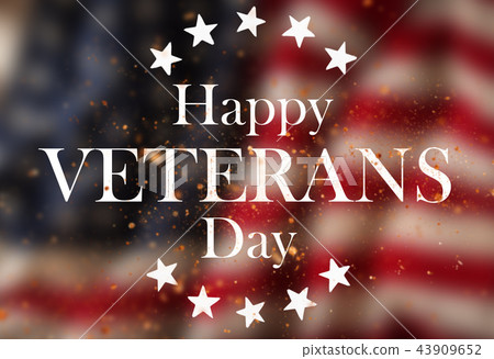 United States Flag. Veterans Day Concept 43909652